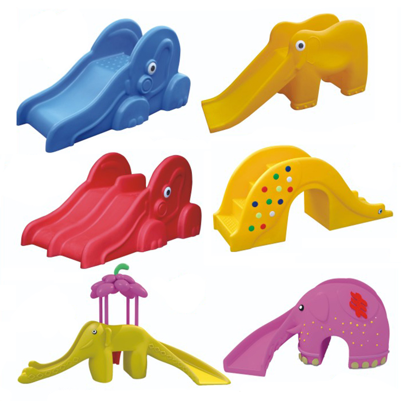 Early education kindergarten outdoor plastic slide children indoor integrated baby giraffe drilling hole slide slide toys