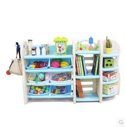 Recommended Kindergarten Bookcase Shelf Plastic Items Cabinet Containing shelf Children storage shelve finishing frame oversize