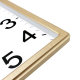 Shanghai Sanwu Brand 555 Wall Clock for Living Room, Home Use, Square Clock, Simple Large Quartz Clock, Silent Wall Clock