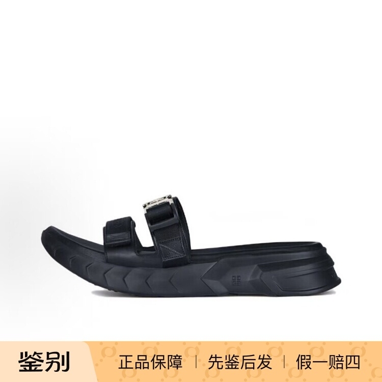 French Purchase Givenchy Givenchy Casual Flip-Flops Men's Black Bh301Qh1A2-001
