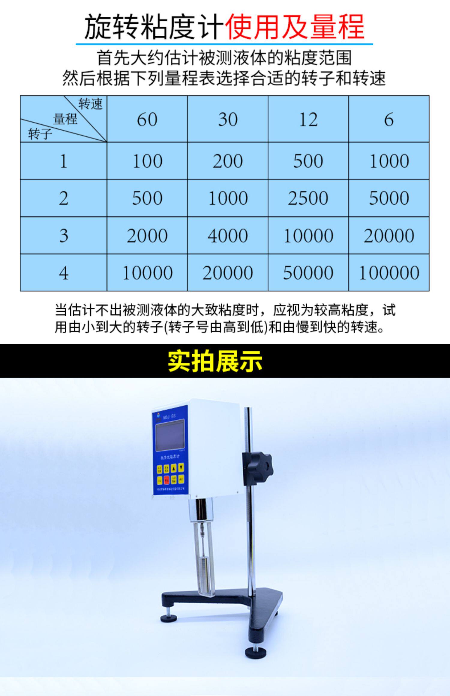 Вискозиметр 数显旋转粘度计油墨油漆数字粘度计粘度检测仪ndj-8s油墨胶水粘度