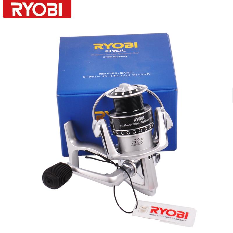 Ryobi Jiaolong spinning wheel 8 ball bearings 6-axis metal fishing reel fishing reel 1000~8000