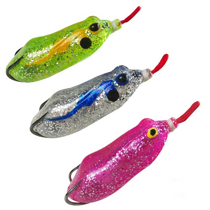 Summer Plume Frog Spring Thunder Retrofit Frog Black Fish Exclusive Kill Lujah False Bait Frog Upper Inclination Hook 15 15 5 gr 70mm