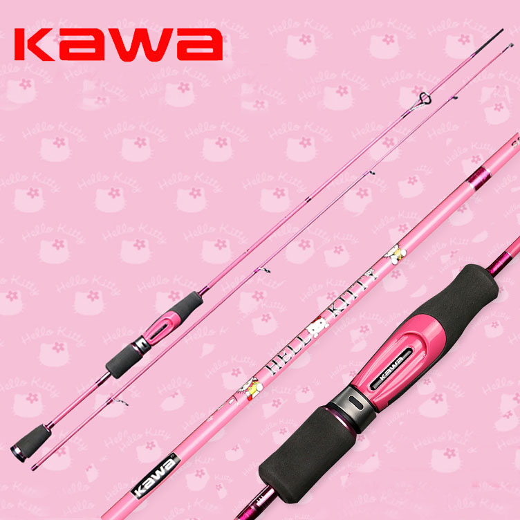 KAWA Pink Old Boy 1 8m UL Tuned Horse Mouth Rod Carbon Lua Straight Handle Gun Handle Girls Hello Kitty