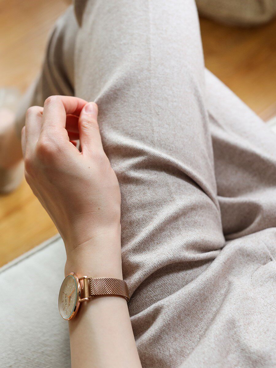 Oatmeal color drape casual suit pants women's 2022 autumn and winter new Korean version fashion high waist thin woolen straight-leg pants