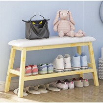 Solid wood shoe-changing stool type shoe cabinet home simple door can sit storage multi-function storage shoe stool cabinet