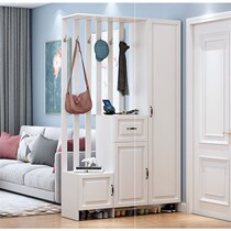 European-style entry shoe cabinet entrance cabinet screen partition cabinet household living room foyer cabinet shoe stool coat cabinet all-in-one