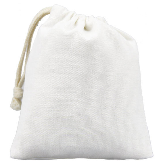 手工自制纯棉帆布袋头饰发卡发夹头绳儿童手绘抽绳束口空白小袋子