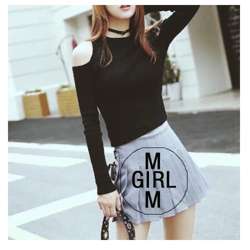 Mùa thu châu Âu và Hoa Kỳ bó sát áo len dài tay màu đen bó sát cao eo ngắn của phụ nữ áo khoác cardigan nữ