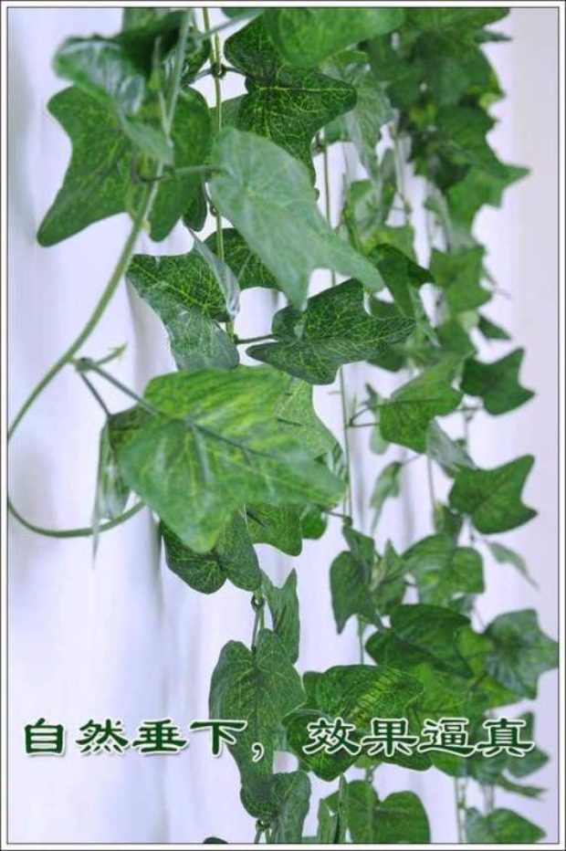 仿真绿植爬山虎装饰藤条假树叶藤蔓管道缠绕假