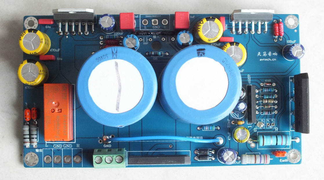 LM3886T finished power amplifier board Tianma audio first sunny after rain