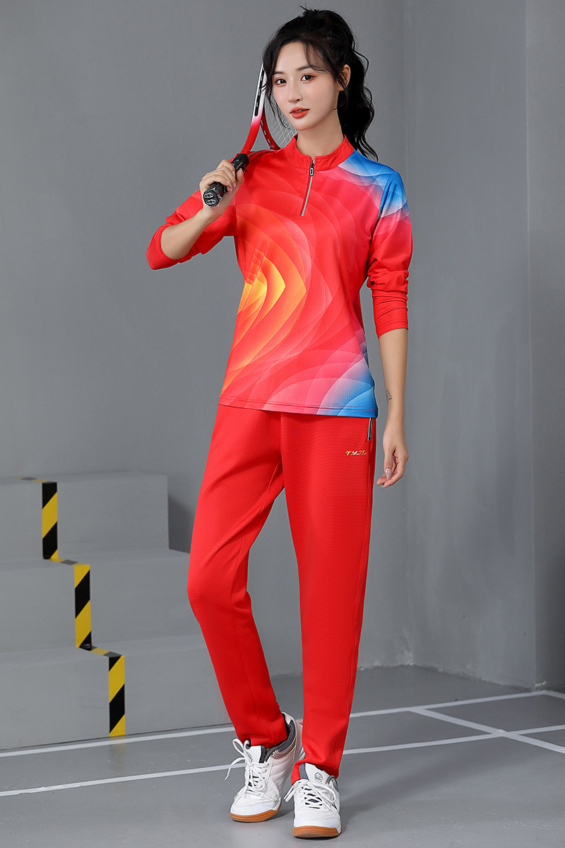 Summer female Jiamusi square dance suit gymnastics team competition suit aerobics radio gymnastics hiking sportswear