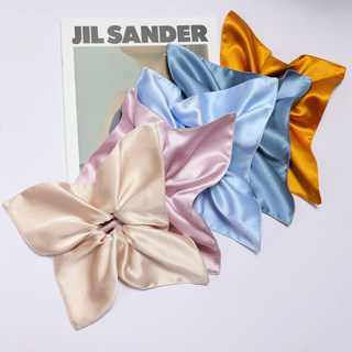 30mm Square Windmill Silk Hair Tie 26cm/ 100% Mulberry Silk Large Hair Tie Thickened Hair Rope Hair Accessory