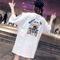 Undershirt missing net red t-shirt female mind niche short-sleeved ins western style 2021 new loose thin top summer