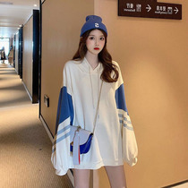 2020 Harbor Wind Ins Super Fire Loose With Slim 100 Hitch New Mid-Length Long sleeves Lianhood blouses Fall