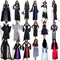 Adult female COS wizard vampire Grim Reaper dress Halloween horror ghost bride bloody nurse ghost costume