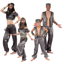 Childrens Day parent-child costume adult male Indian mythology Aladdin lamp COS clothes female Jasmine Princess cloak