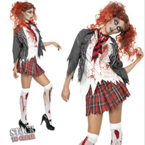 cosplay Adult ghost Festival performance costume Halloween ghost bride horror school girl Death ghost dress