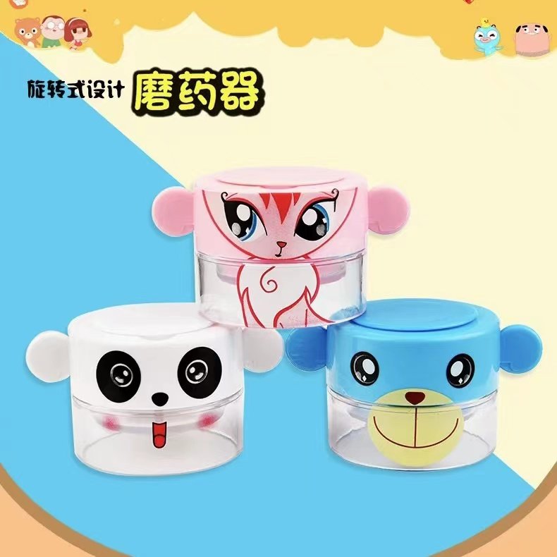 Pet cat and dog mill mill grinder manual spindle ingot rolling powder portable tool box