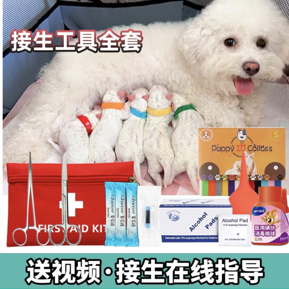 Pet Pooch Kitty Pregnant Delivery Tool Production Kit To Be Produced Kit Fertility Supplies Cat Maternity Ward Dogs Complete-Taobao