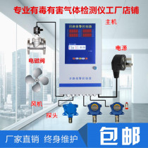 Industrial and commercial gas alarm paint benzene ammonia oxygen natural gas combustible gas leak concentration detector
