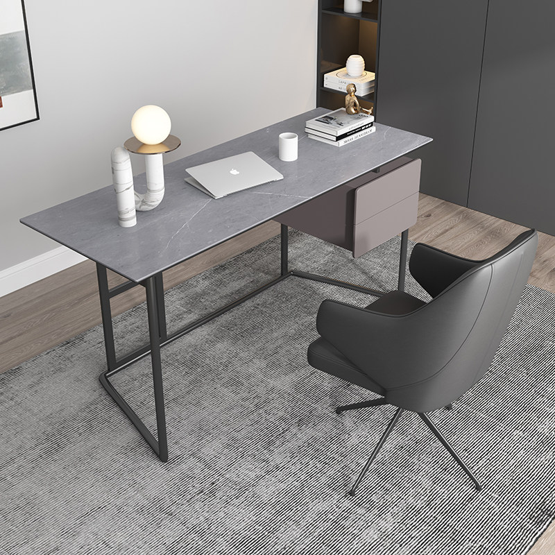 Italian minimalist rock desk desk modern minimalist designer desk for home bedroom storage desk computer desk