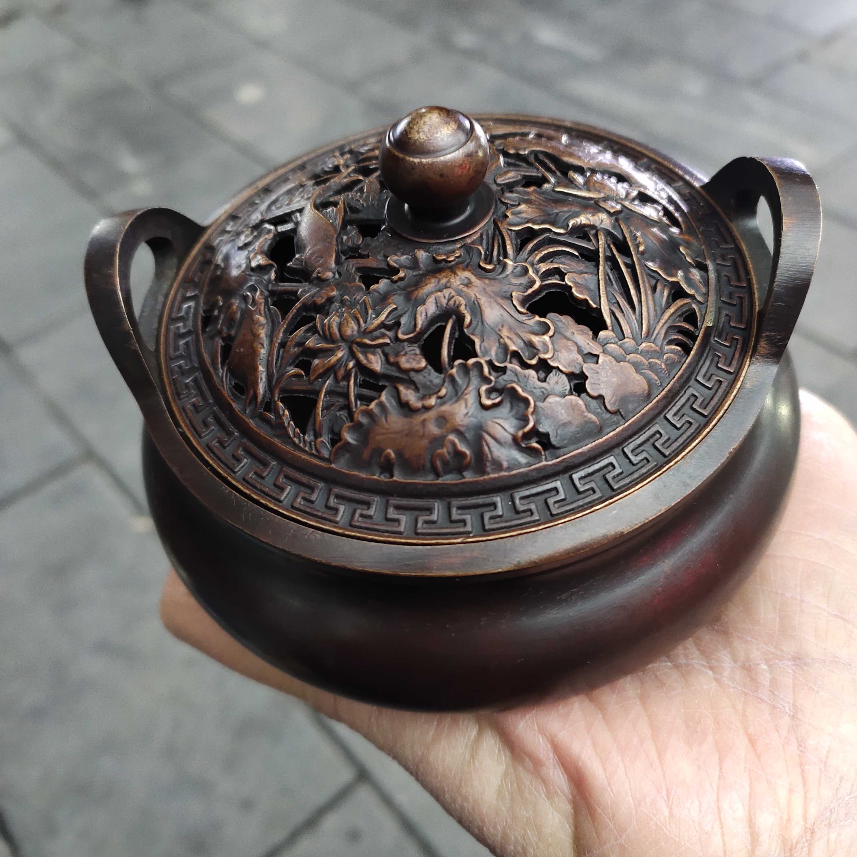 香炉　大明宣德年製 銅香炉 中国古玩 O1CN01IYv7U31PKylLXMqLk_!!0-