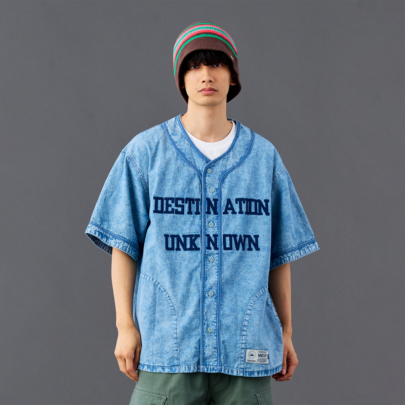 [Official Direct Sales] Liberaiders Chambray Baseball Baseball Uniform Short-Sleeved T-Shirt 26Ss