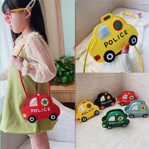 Child Packs Bag Skew Satchel Women Cute Cartoon Small Car Bag Fashion Men Girl Zero Wallet 100 Lap Single Shoulder Bag