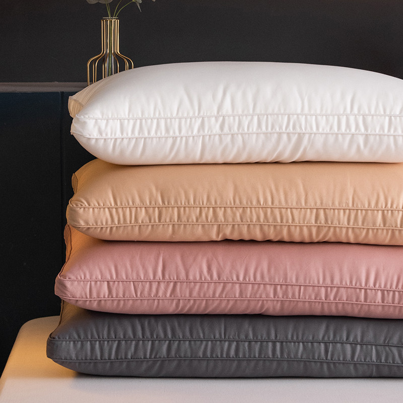 Class A 40 All cotton anti-bacterial anti-mite pillows Cervical Spine Sleep Single Hotel Adults Exclusive for a Home