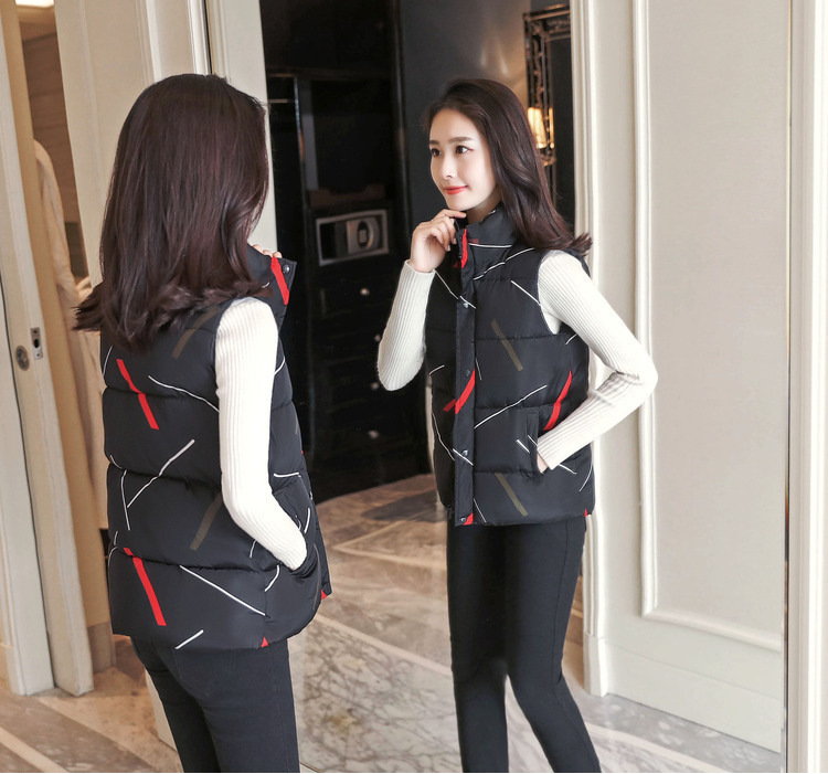 Mùa thu đông 2018 mới xuống áo cotton nữ sinh viên đoạn ngắn đơn giản áo vest đa năng phiên bản Hàn Quốc áo vest dày quần áo nữ mùa hè đẹp