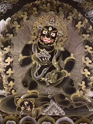 Black Wealth God Heart Mantra (100 million times) Muqing Temple Chanting Mantra