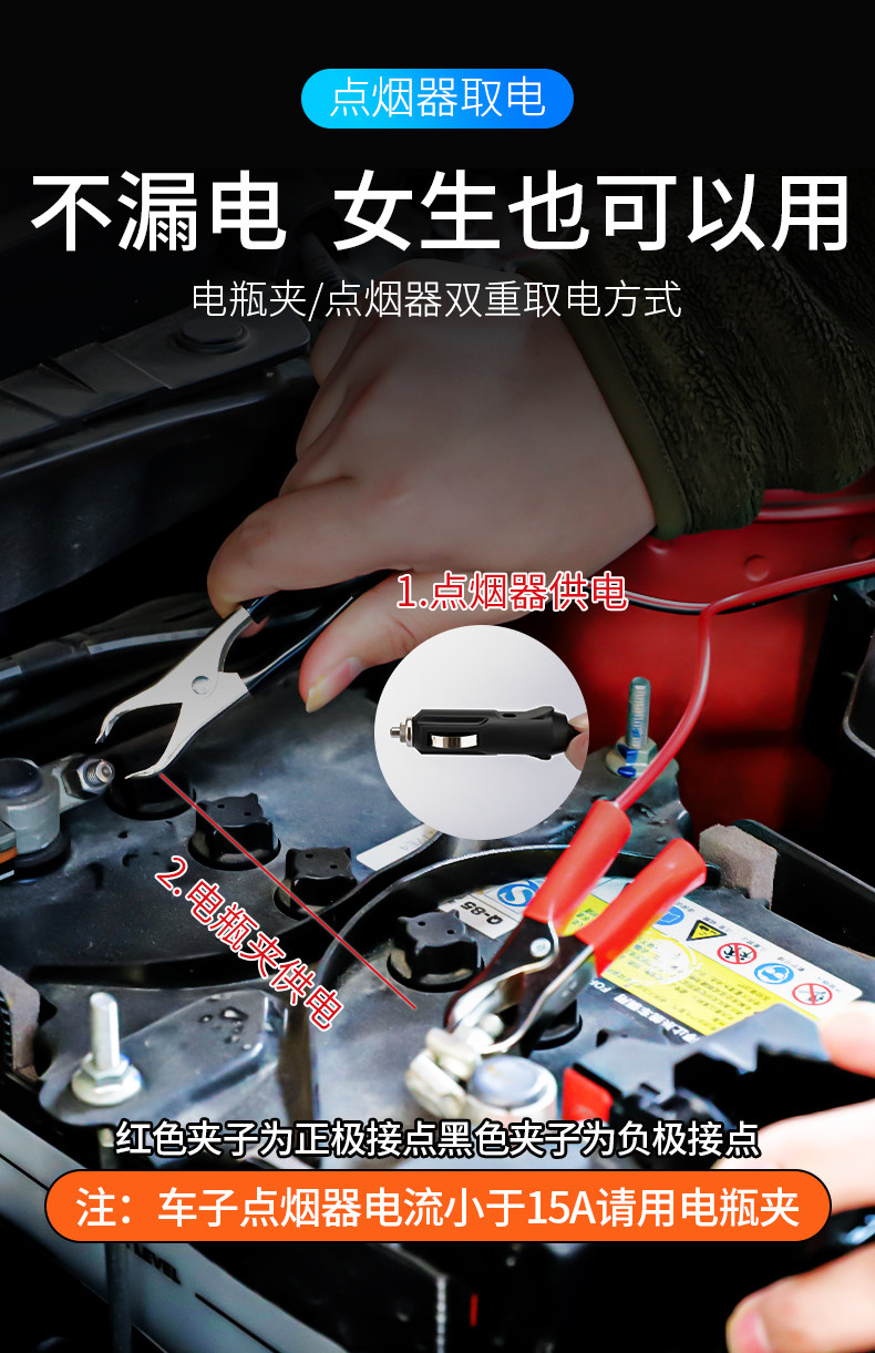 Car Air Pump, Portable Tire Inflator for Cars, High-Power Electric Dual-Cylinder High-Pressure Car Pump