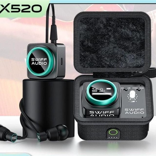 Swiff Wx520 Professional Stage Singer Instrument Wireless In-Ear Monitoring System Stereo
