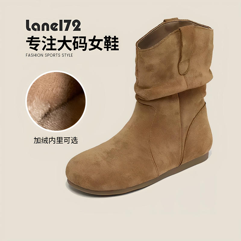 172 Lane Plus Size Women's Shoes 41-43 Slouch Boots Women's Birkenstock Short Boots Retro Lazy Style Fashion Western Boots 4042 172 Lane Plus Size Women's Shoes 41-43 Slouch Boots Women's Birkenstock Short Boots Retro Lazy Style Fashion Western Boots 4042