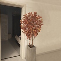 Fake green plant decoration simulation plant indoor living room floor large potted plant swing piece Yugali Tree Silence Style Fake Tree