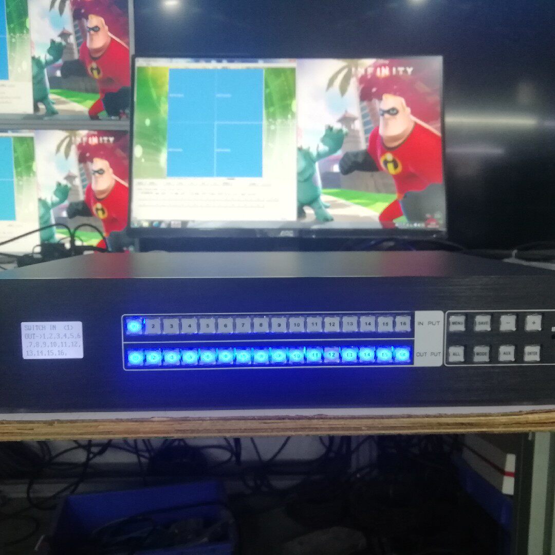 4kHDMI matrix HDMl16 input 16 output support EDID manual editing support Web control