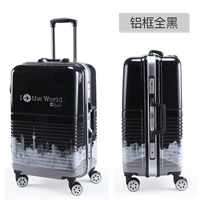 Thời trang graffiti xe đẩy phổ quát 20/24/28 inch vali nam và nữ vali kéo