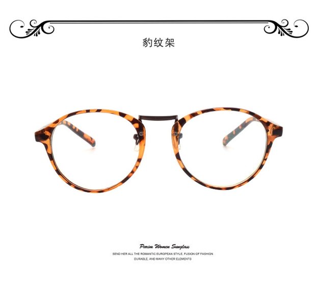 Kính siêu mỏng tròn retro hoàn thiện kính cận thị có kính độ khung kính nam và nữ mẫu 100-800 độ kính chống bụi