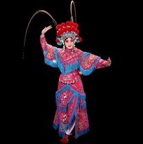 Peking Opera Costume Hire Wutan Knife Matan Woman To Make Costume Woman Improvement Leaning on Opera Costume Mu Gui Ying Yang Door Woman will