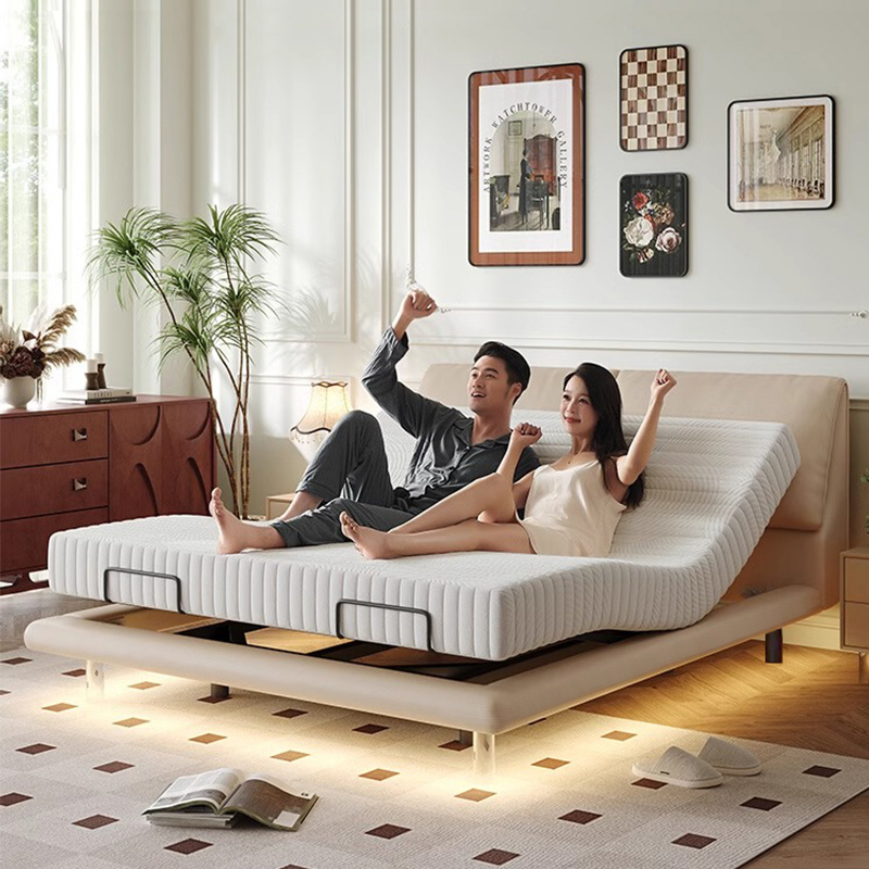 Electric Bed for Sleeping, Automatic Massage, Multi-Functional Smart Bed, Single/Double Bedroom, Elephant Ear Master Bedroom, Zero Gravity Bed Electric Bed for Sleeping, Automatic Massage, Multi-Functional Smart Bed, Single/Double Bedroom, Elephant Ear Master Bedroom, Zero Gravity Bed