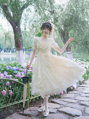 taobao agent Genuine design dress, skirt, V-neckline, Lolita style