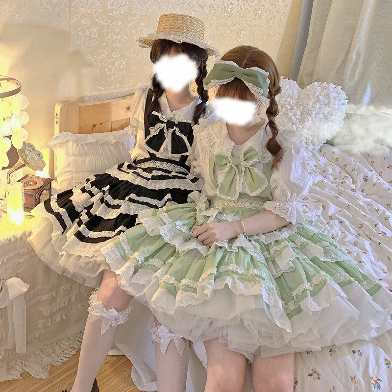 Summer soda withpuji original design can be removed three bag dress sweet lo pooh lolita summer match