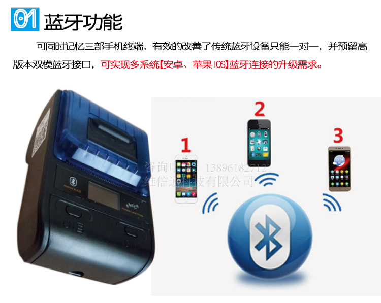 Ý tưởng Máy in nhãn IT-161F Máy cầm tay Bluetooth cầm tay NFC Mã vạch viễn thông P Loại 3620 P100 - Thiết bị mua / quét mã vạch