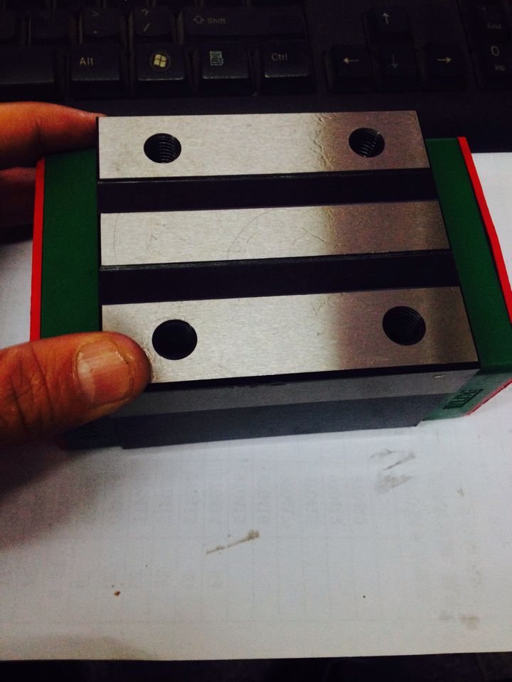 Upper silver original mounting rail slider now stock supply HGW35 HGW45 HGW55 HGW55 HGW65HCA slider