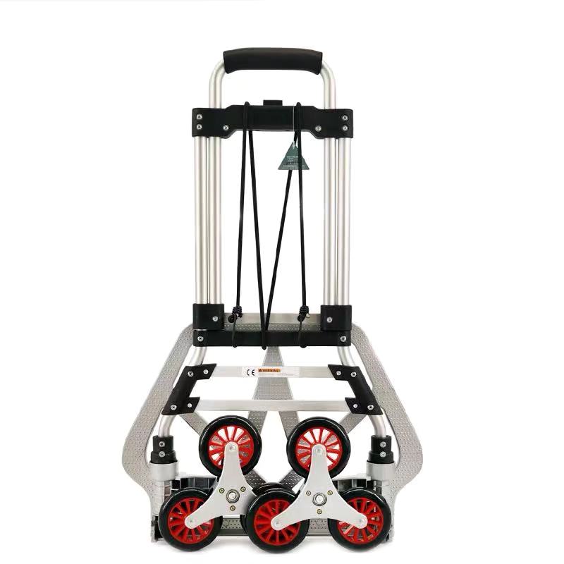 Climbing Stairs Hand Pull Car Folding Portable Small Trolleys Load King carts Cart Pull up stairs Stairs Creators