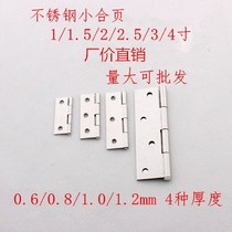 1 inch 1 5 inch 2 inch 3 inch stainless steel mini hinge cabinet door luggage furniture 2 5 inch thick loose leaf