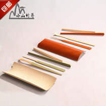 Natural green bamboo tea set four-piece Tea Tea Tea Needle tea spoon tea clip tea ceremony six gentlemen kung fu accessories