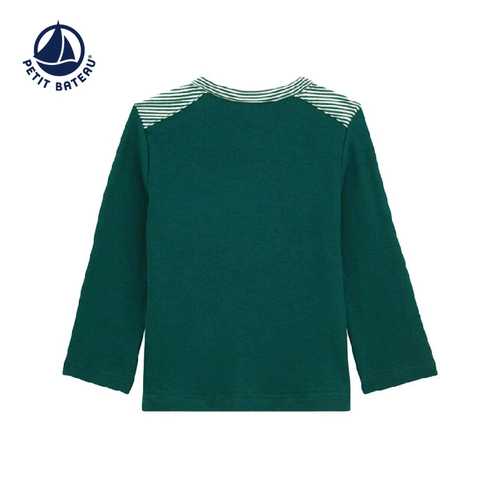 Petitbateau Small Sailing Style осень и зимний мальчик с длинными рукавами футболка A0304