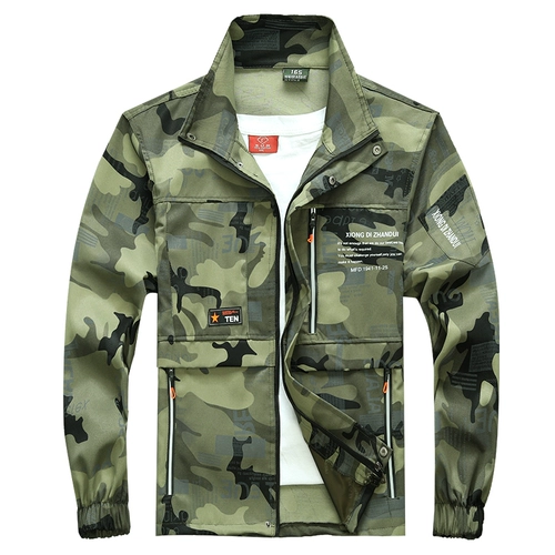 Рабочая одежда мужская весна и осень -дышащая одежда -устойчивый